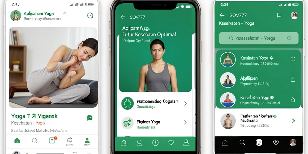 Antarmuka SOV777 menampilkan sesi Yoga yang memudahkan pengguna.