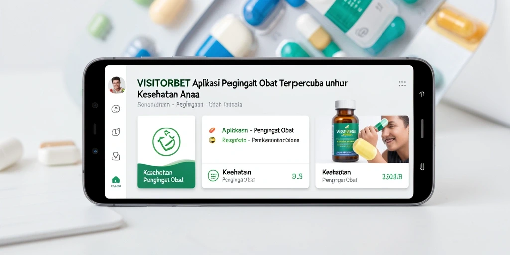 Antarmuka menarik dengan fungsi pengingat obat yang efektif.