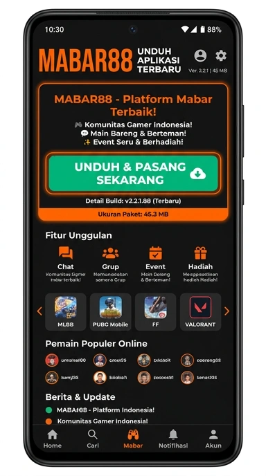 Unduh APK mabar88 untuk Pengguna Android Indonesia
